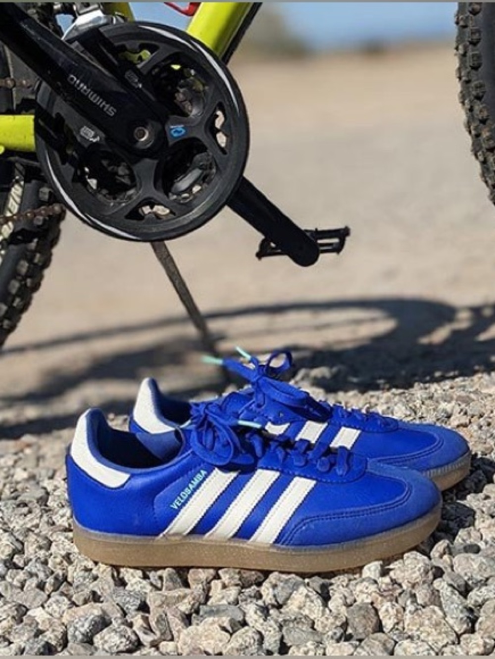 Adidas VELOSAMBA in Vegan Blue - with or without SPD cleats - Men’s 8.5 /W9.5
